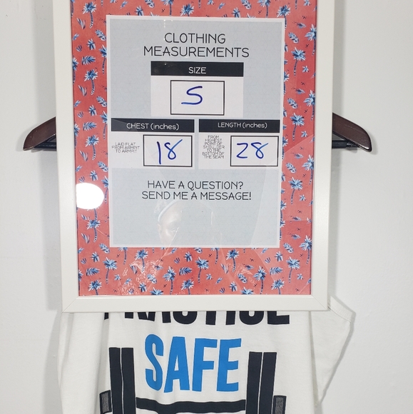 NWOT - “Practice safe sets” - MEN'S GYM TANK - Picture 4 of 4